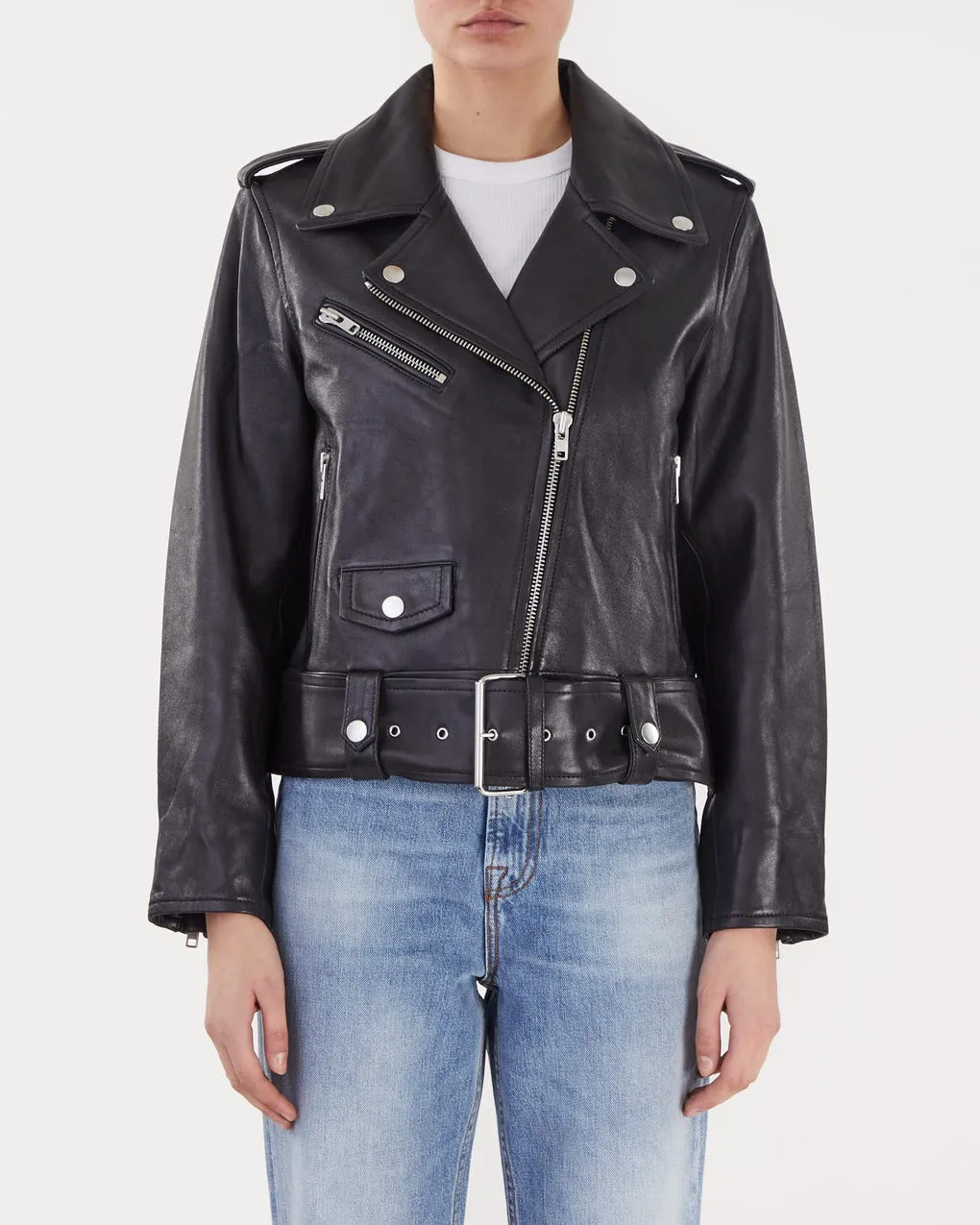 STAND STUDIO   Icon Biker Jacket Black 